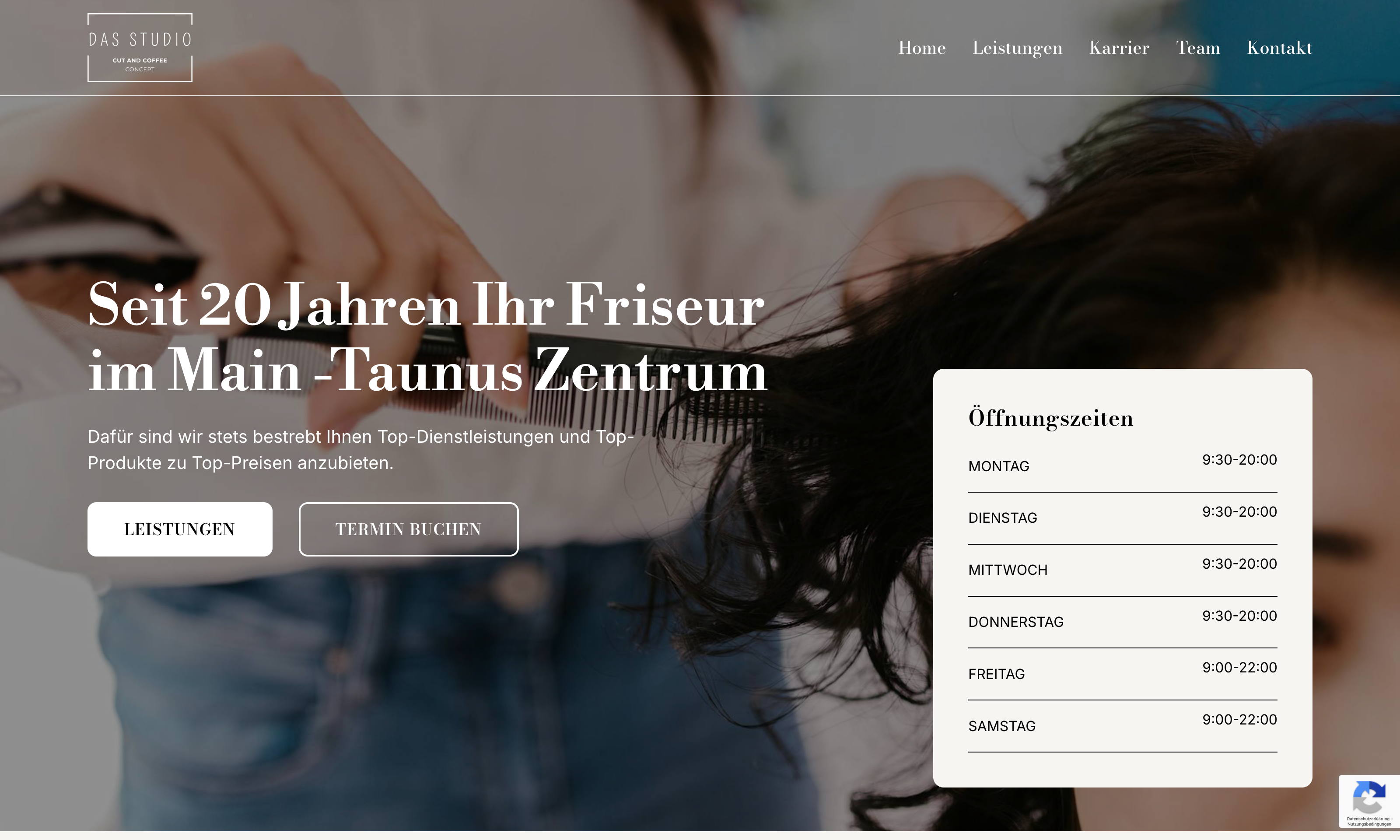 Das Studio MTZ - Webdesign Projekt