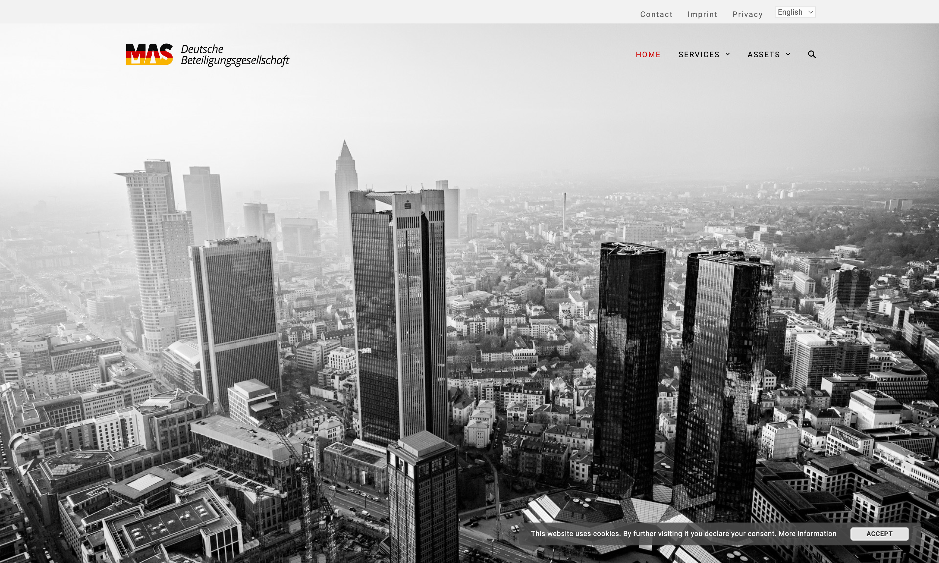 Deutsche Beteiligungsgesellschaft - Webdesign Projekt