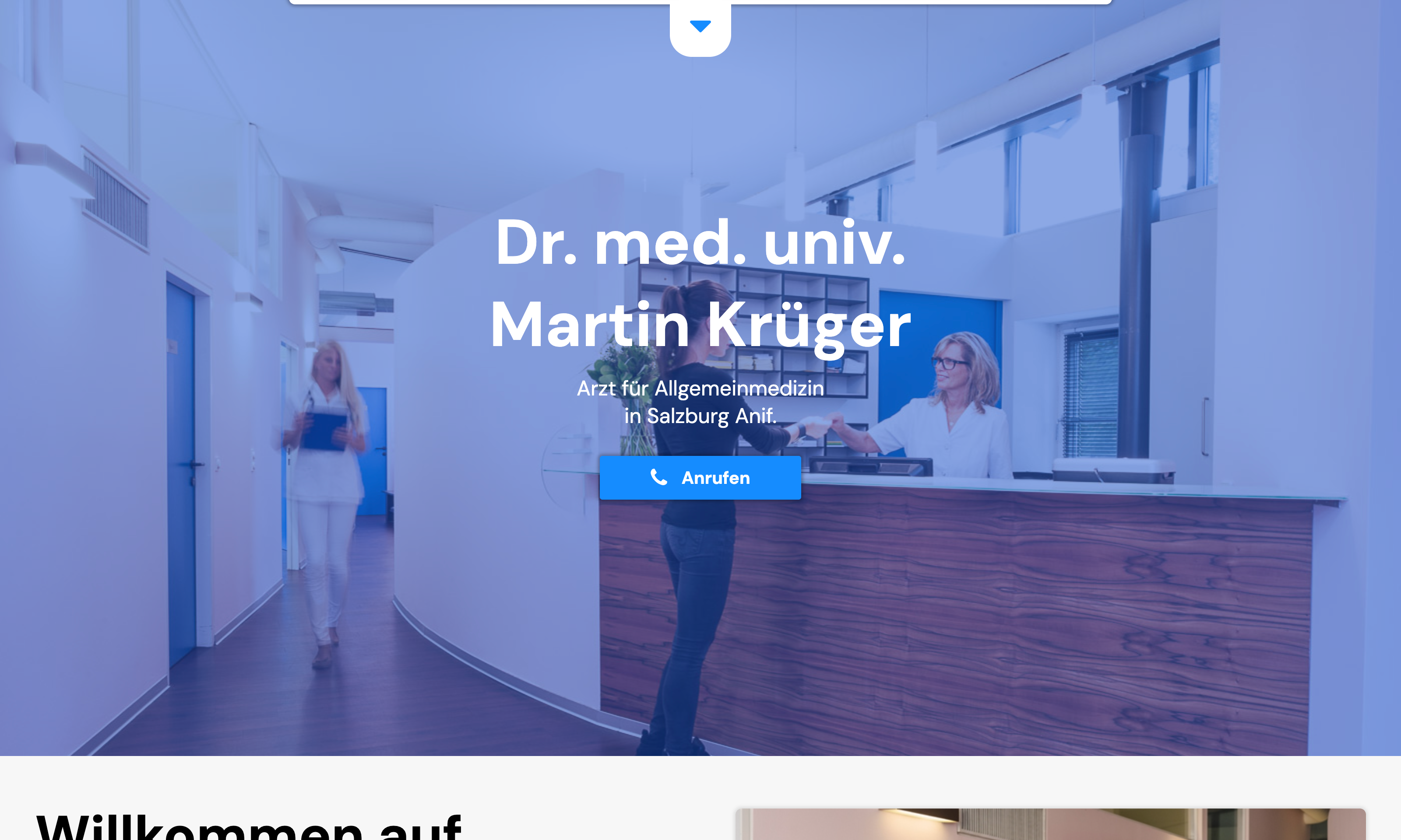 Dr. Krueger - Webdesign Projekt